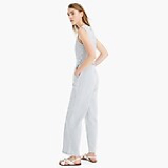 J.Crew Point Sur striped denim jumpsuit - Picture 3 of 5